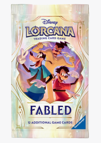 Disney's Lorcana Fabled booster pack