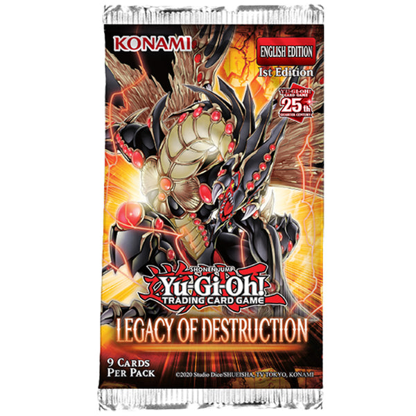 Yu-Gi-Oh Legacy of Destruction booster pack