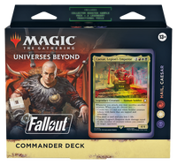 Magic the Gathering Universes Beyond: Fallout Commander decks