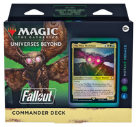 Magic the Gathering Universes Beyond: Fallout Commander decks