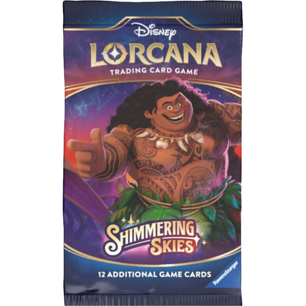 Disney's Lorcana Shimmering Skies booster pack