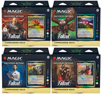 Magic the Gathering Universes Beyond: Fallout Commander decks