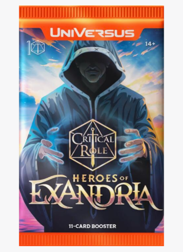 UniVersus Critical Role Heroes of Exandria booster pack