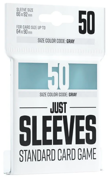Just Sleeves standard card game sleeves 50 count Clear Heroes Welcome Comics & Games Just Sleeves standard card game sleeves 50 count Clear Heroes Welcome Comics & Games