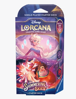 Disney's Lorcana Shimmering Skies starter deck