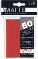 Ultra Pro Pro-Matte Red 50 count