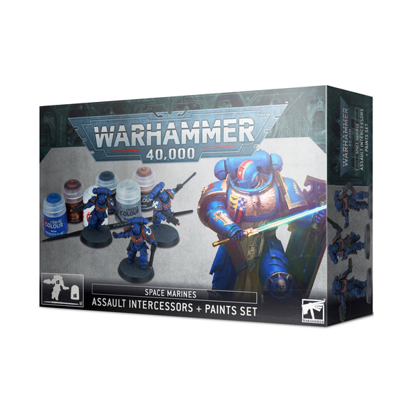 Warhammer 40K Assault Intercessors + Paints Set