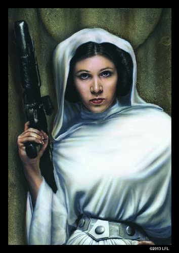Star Wars Princess Leia art sleeves 50 count
